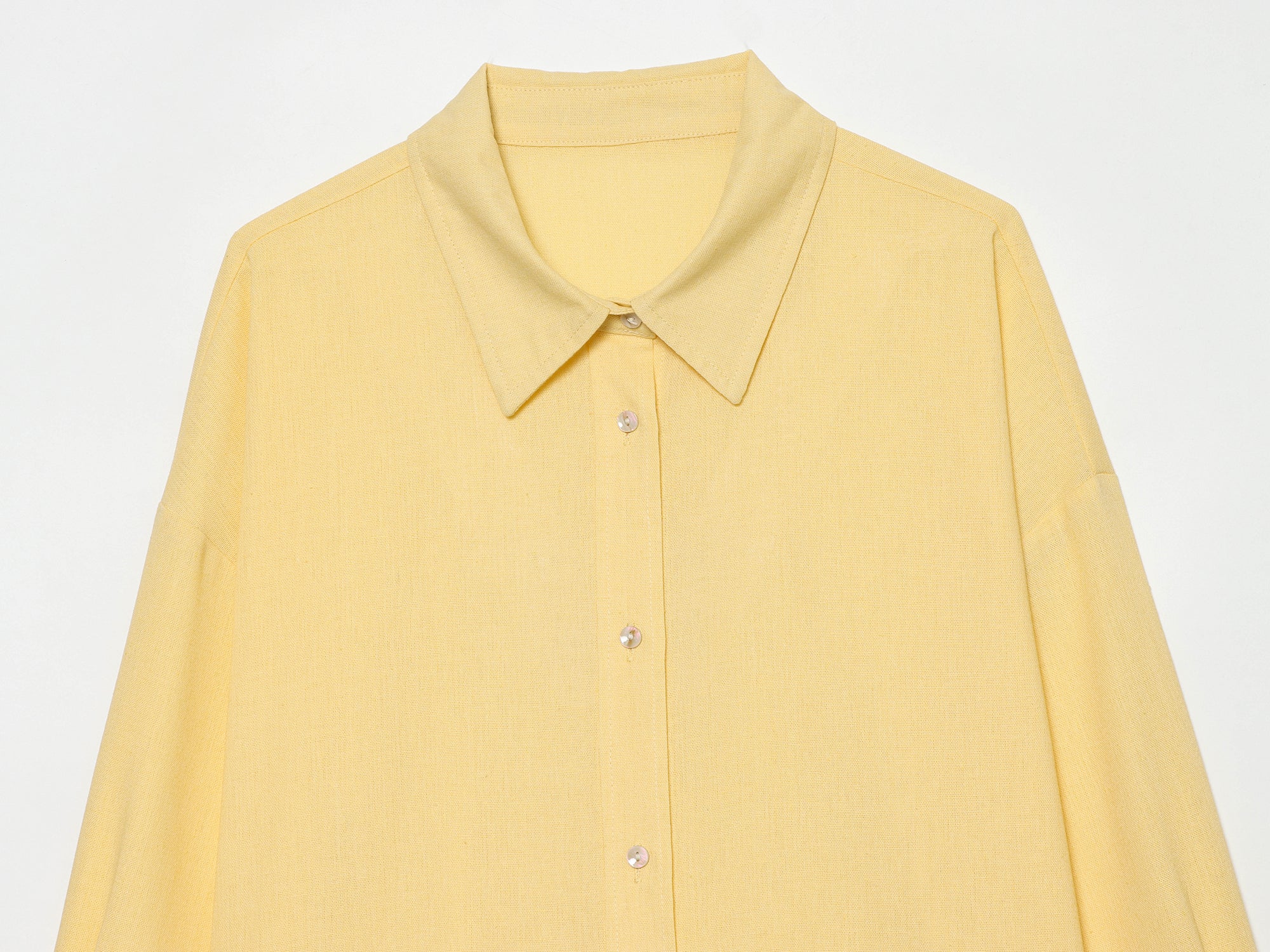 Women Clothing Summer Casual Loose All Match Goose Yellow