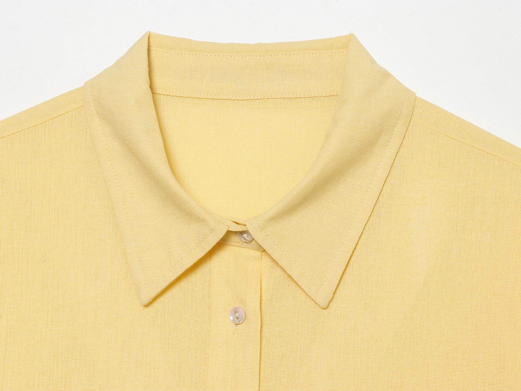 Women Clothing Summer Casual Loose All Match Goose Yellow