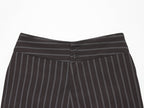 Spring Fashionable All Match Thin Striped Waist Shorts