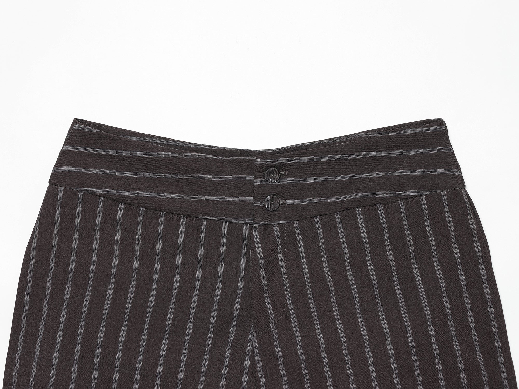 Spring Fashionable All Match Thin Striped Waist Shorts
