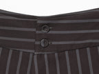 Spring Fashionable All Match Thin Striped Waist Shorts