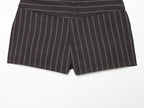 Spring Fashionable All Match Thin Striped Waist Shorts