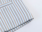 Women Backless Halter Vest Top Mid Waist Mini Striped