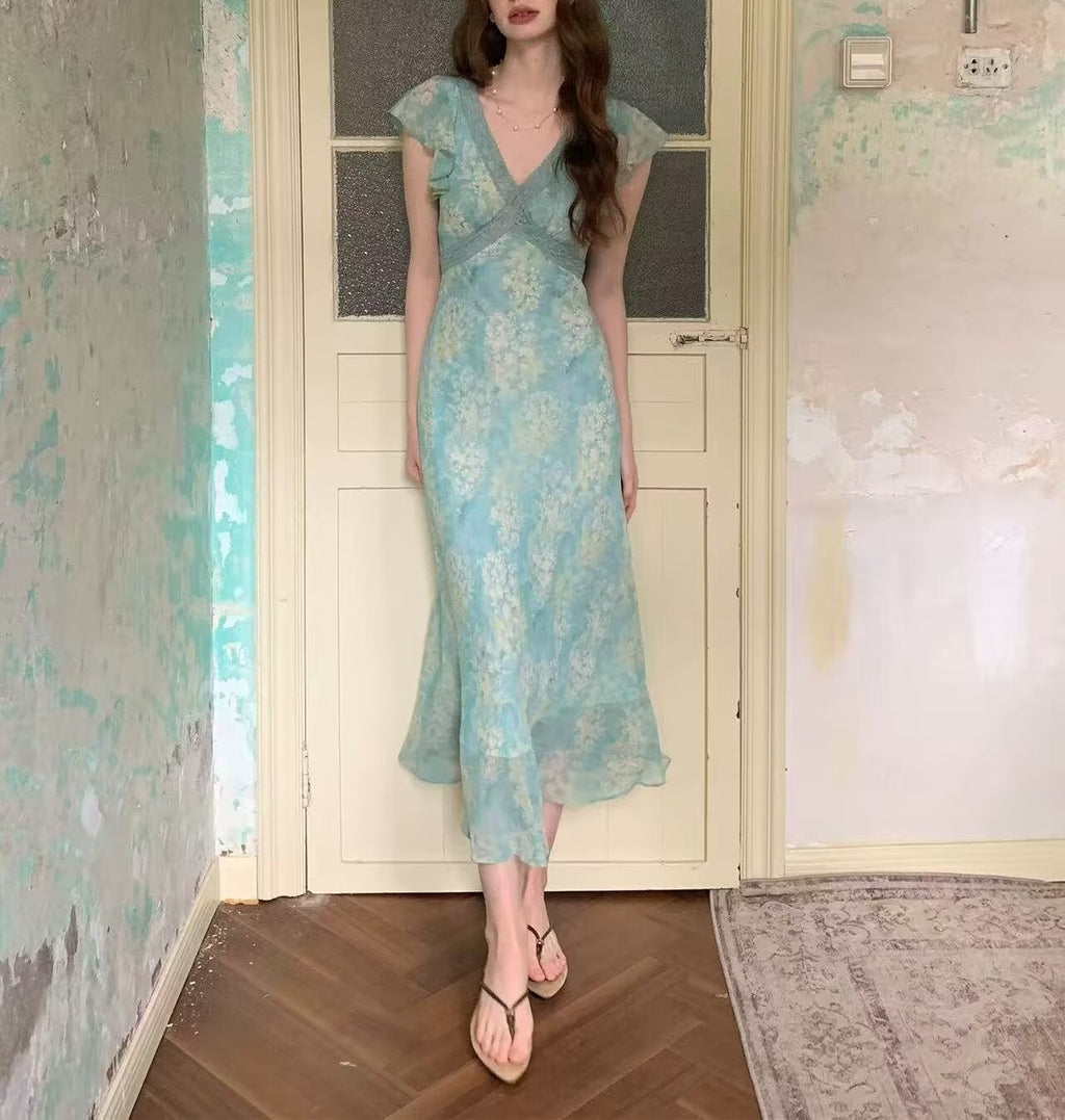 Women's Lace Floral Dress