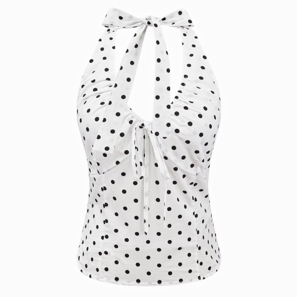 Summer Women Clothing French Sexy Sexy Polka Dot All