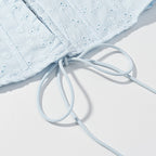 Women Clothing Summer Sexy Short Hollow Out CO out Strap