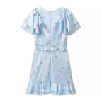 Women's Satin Floral Dress