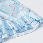 Women's Satin Floral Dress