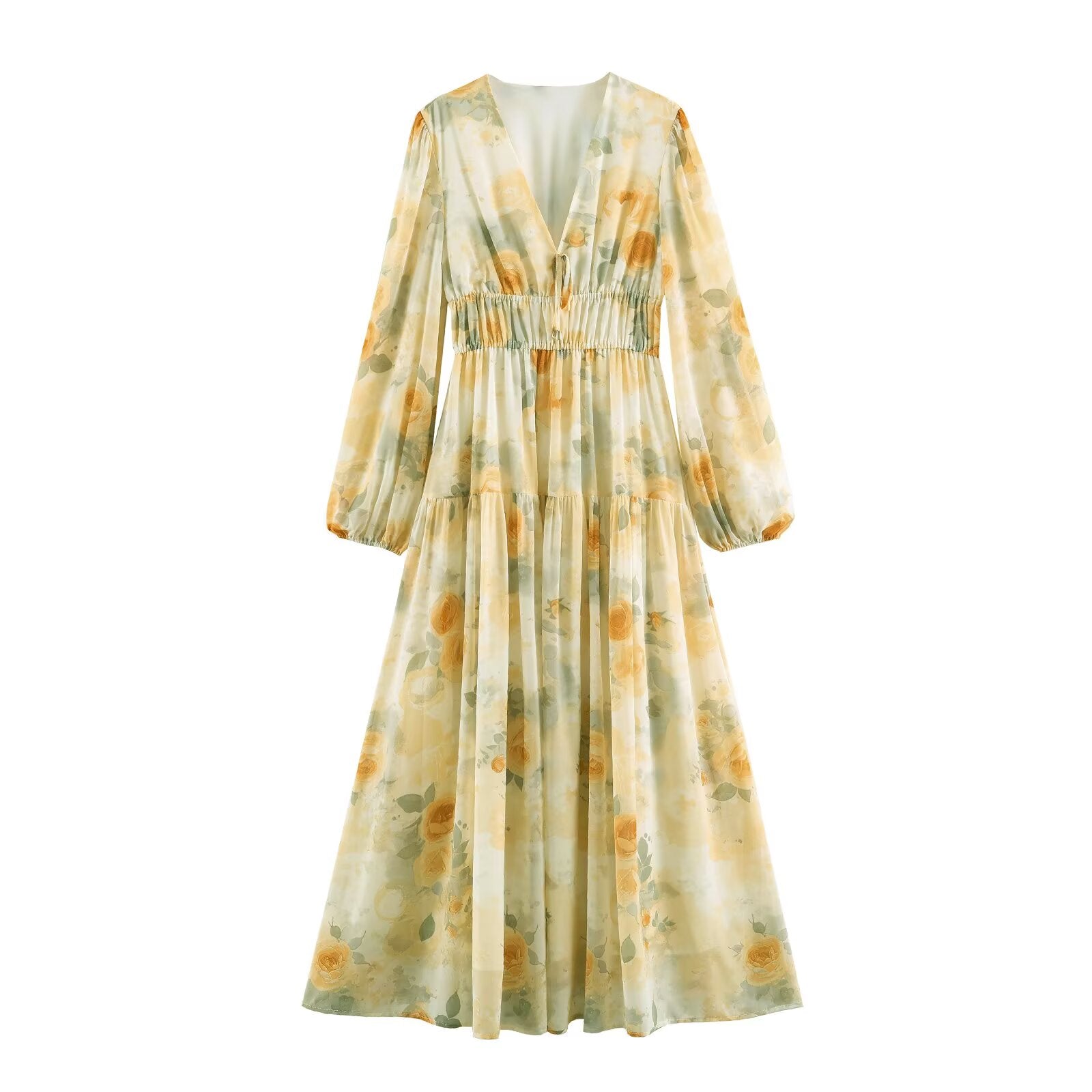 Women's Chiffon Long Sleeve Dress
