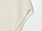 French round Neck Hem Asym Loose Knitted All Matching Top