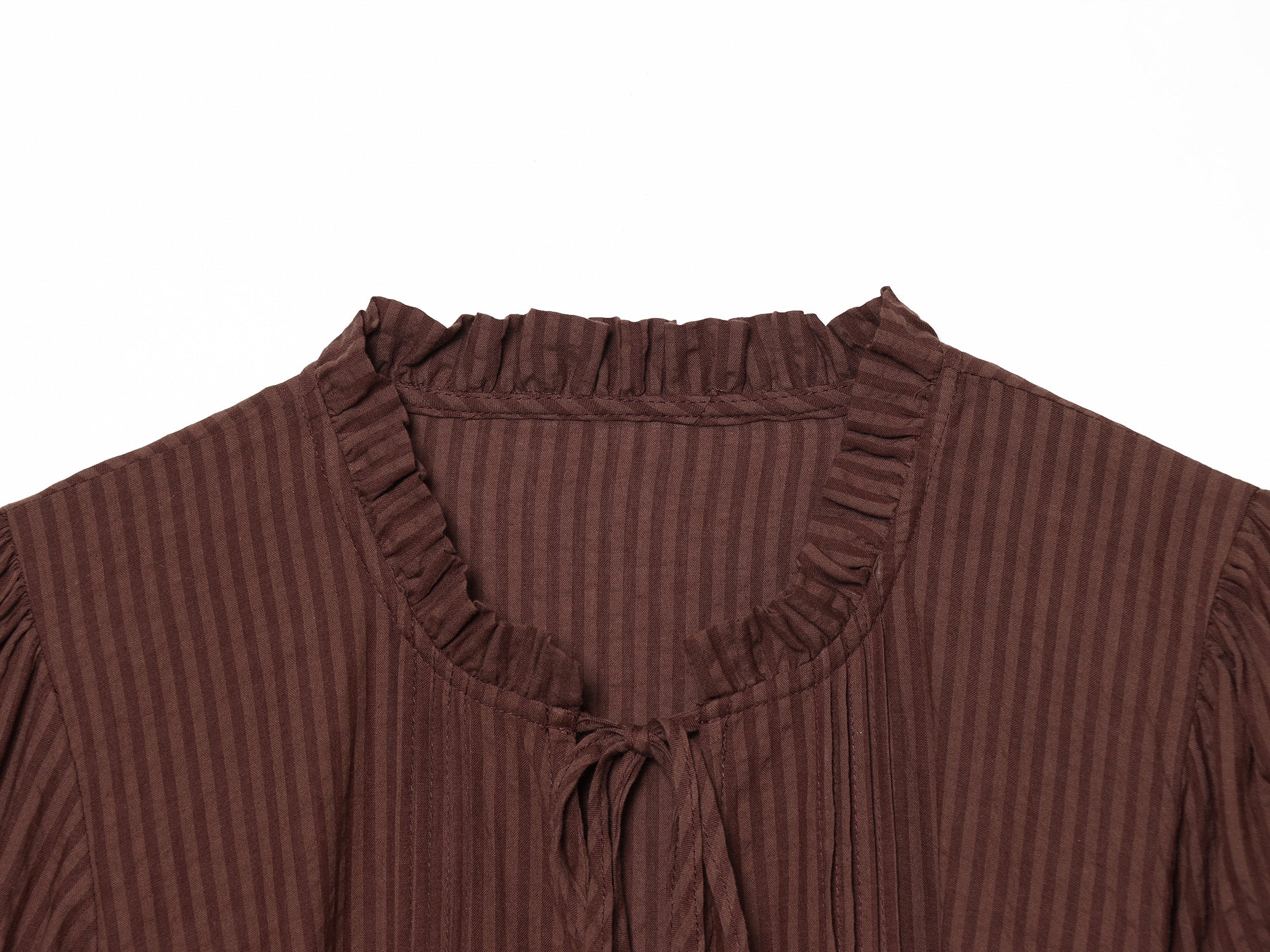 Women Clothing French Sweet Puff Short Sleeve Bow Structure