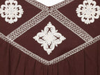 Women Clothing Summer Ethnic Sexy Embroidery Backless Strap