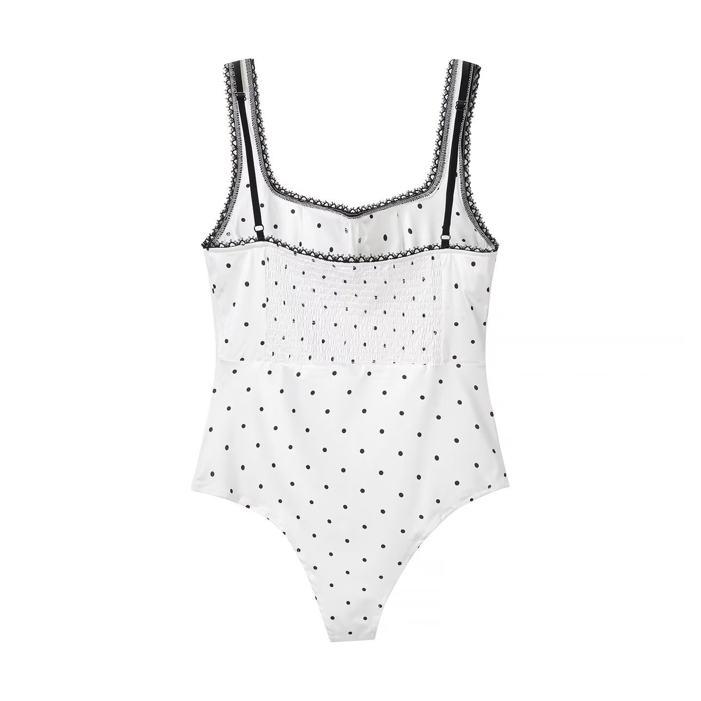 Women Clothing Gentle SL Stylish Simple Polka Dot Lace