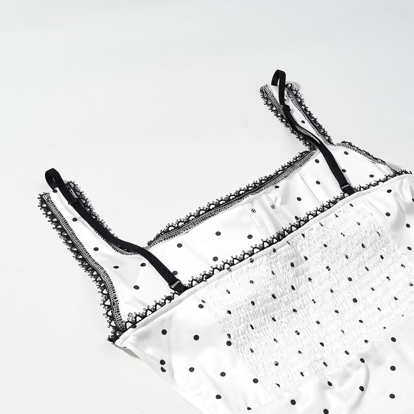 Women Clothing Gentle SL Stylish Simple Polka Dot Lace