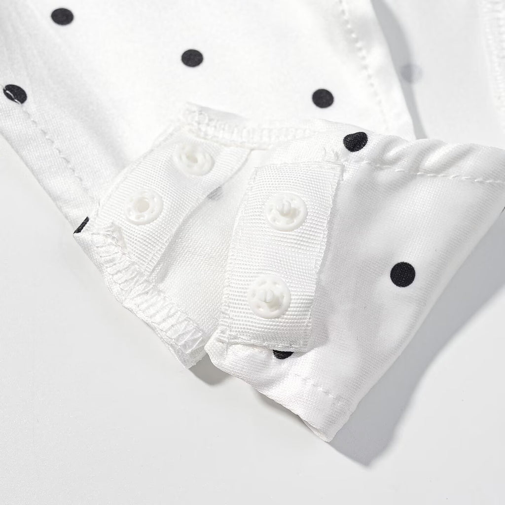 Women Clothing Gentle SL Stylish Simple Polka Dot Lace