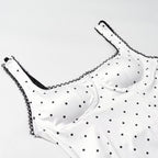 Women Clothing Gentle SL Stylish Simple Polka Dot Lace