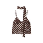 Brown polka dots