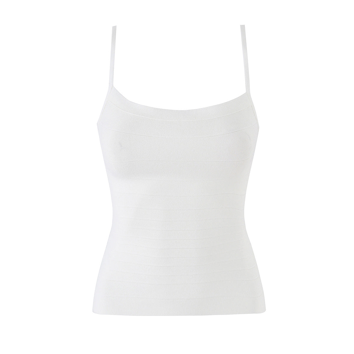 White Suspender Top