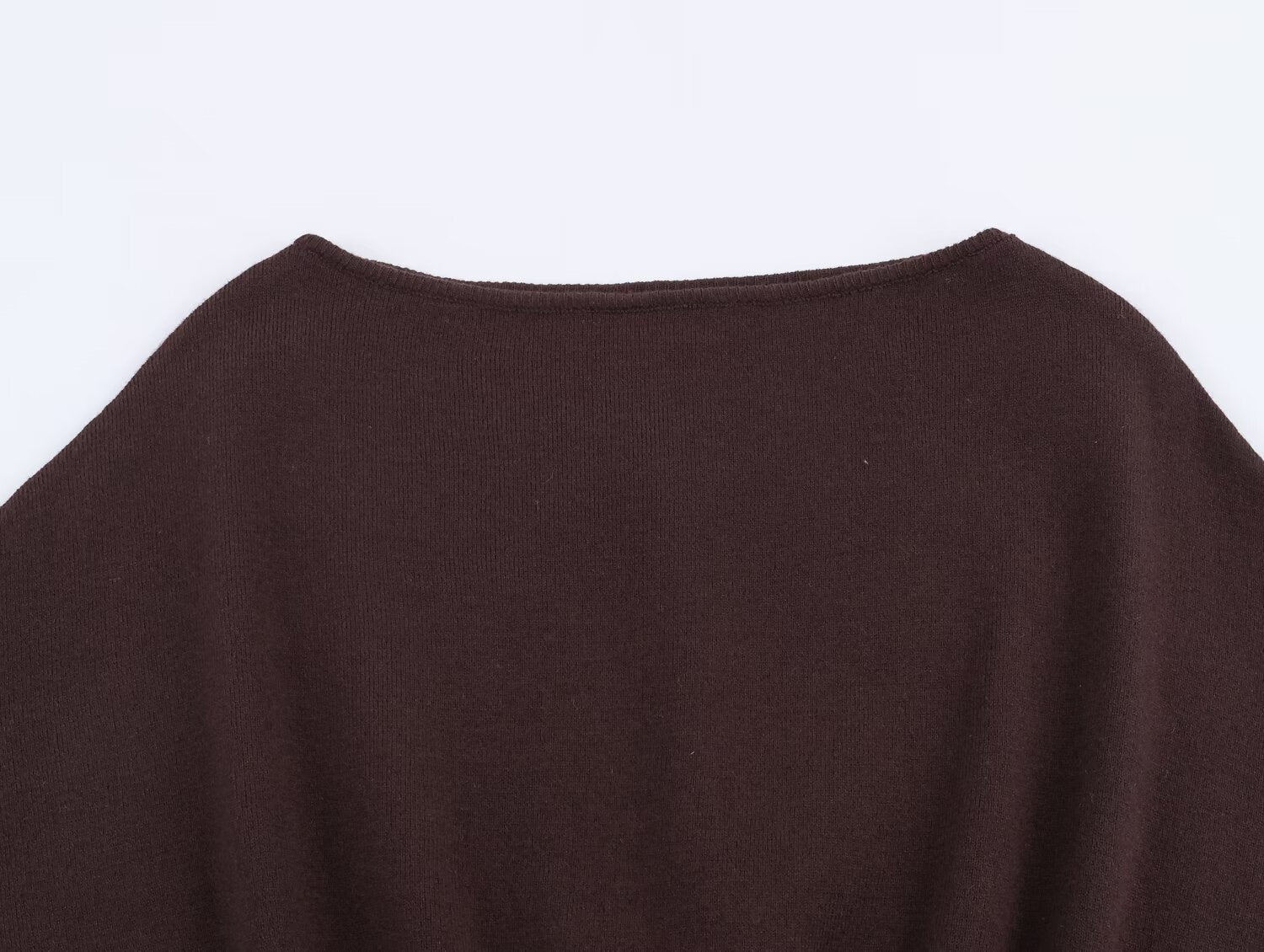 Women Clothing Fall Tight Waist Hem with Belt Knitted T