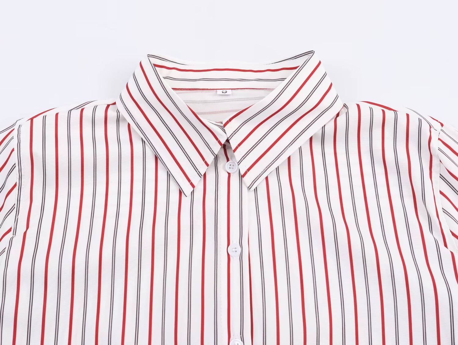 Women Clothing Summer French Irregular Asym Loose Striped