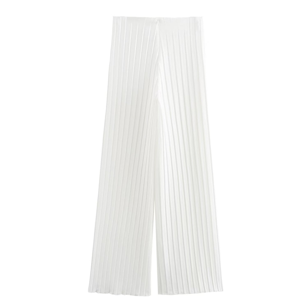 Women Clothing Summer Casual Pleated Top Small Pleated