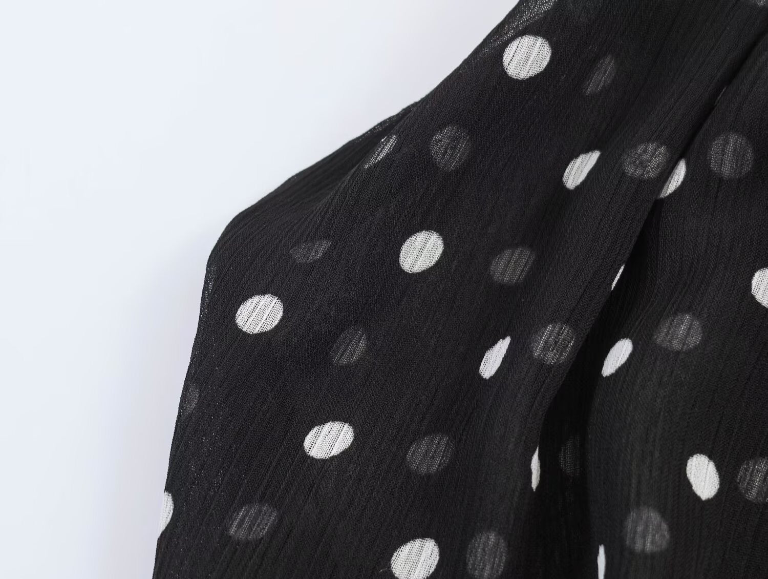 Women Clothing Summer Holiday Polka Dot Hanging Collar Top