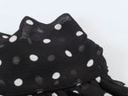 Women Clothing Summer Holiday Polka Dot Hanging Collar Top