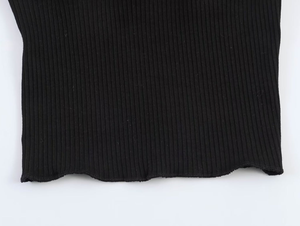 Women Clothing Summer Holiday Polka Dot Hanging Collar Top
