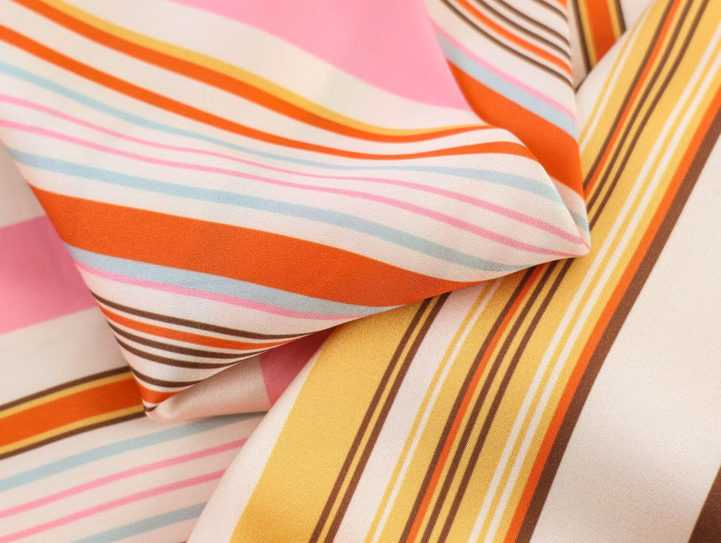 Summer Women Clothing Striped Hanging Collar Top
