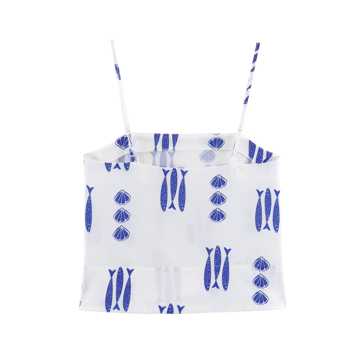Women Clothing Summer Printed Short Top Camisole