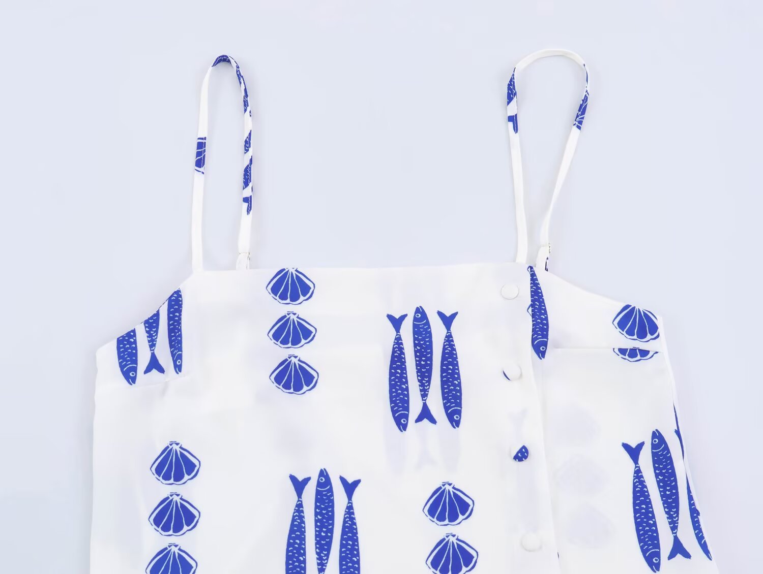 Women Clothing Summer Printed Short Top Camisole