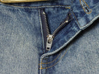 Women Clothing Denim Slim Vest Top with Belt Ripped Denim