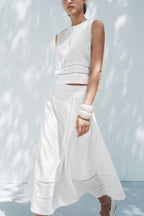 Summer Embroidery Top Series Embroidery Decoration Midi