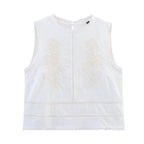 Summer Embroidery Top Series Embroidery Decoration Midi