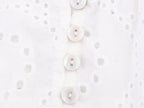 Summer Women Clothes Hollow Out CO Embroidered Solid Color