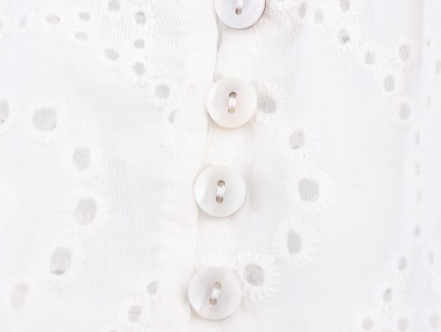 Summer Women Clothes Hollow Out CO Embroidered Solid Color