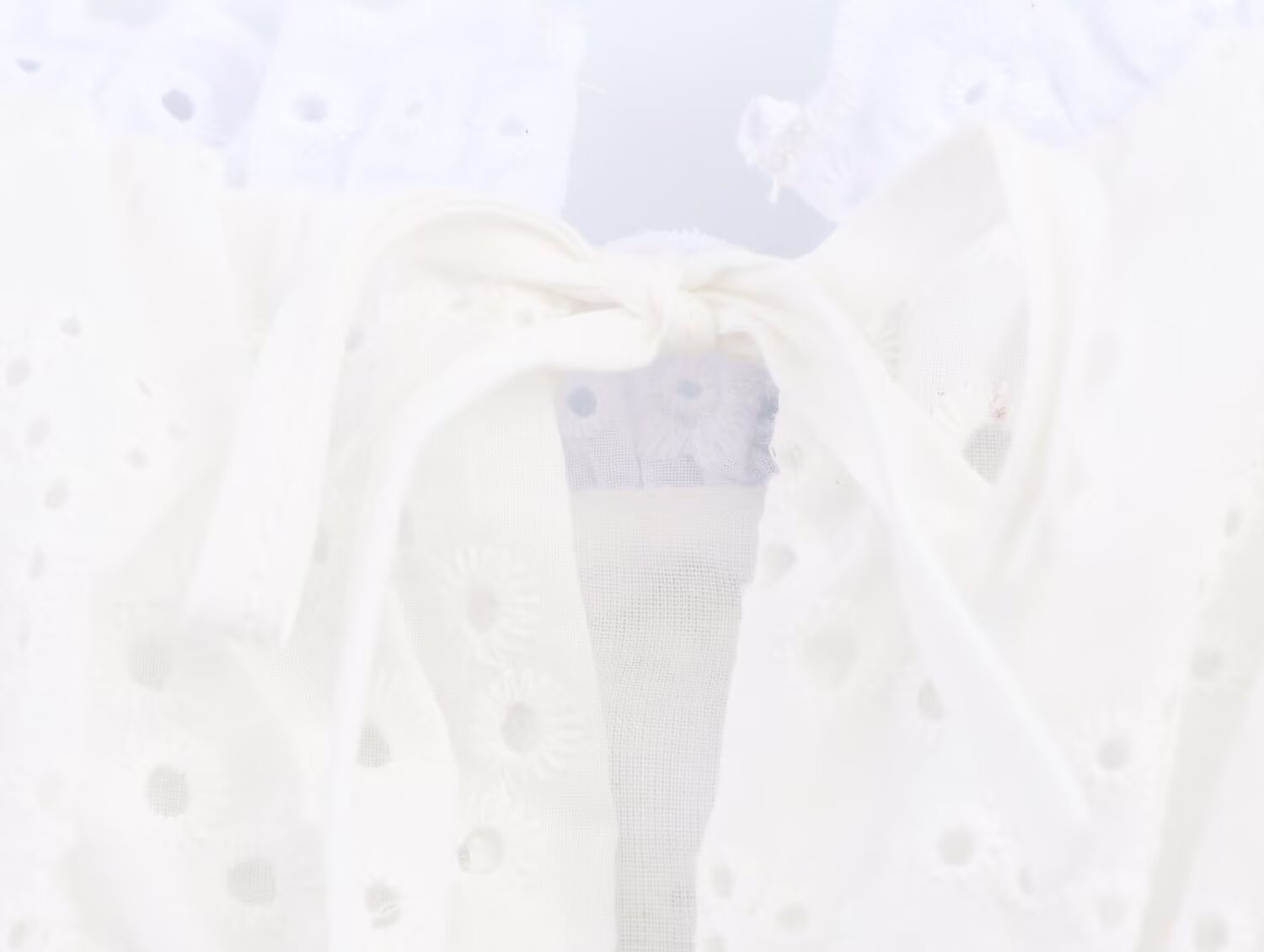 Summer Women Clothes Hollow Out CO Embroidered Solid Color