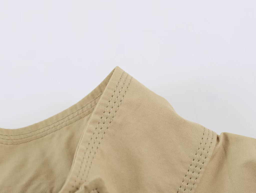 Jacket Coat Korean Stand Collar Pleating Sleeve Waist Slimming Small Short Work Clothes Coat
