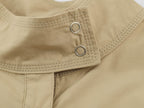 Jacket Coat Korean Stand Collar Pleating Sleeve Waist Slimming Small Short Work Clothes Coat