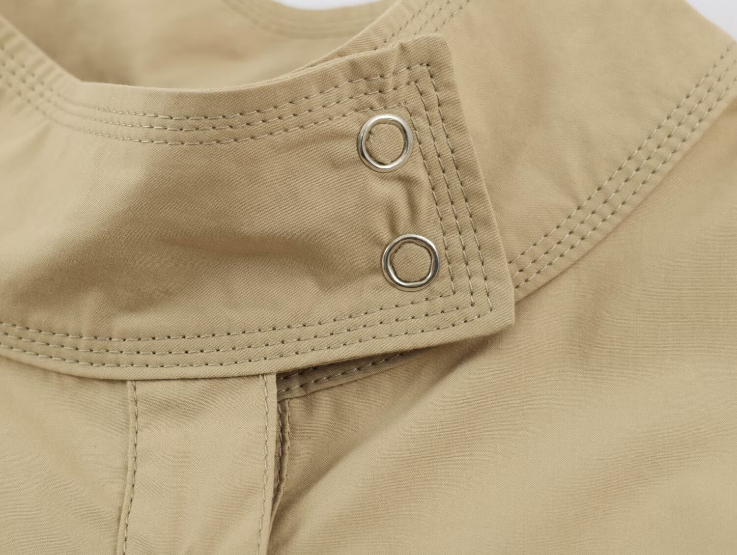 Jacket Coat Korean Stand Collar Pleating Sleeve Waist Slimming Small Short Work Clothes Coat