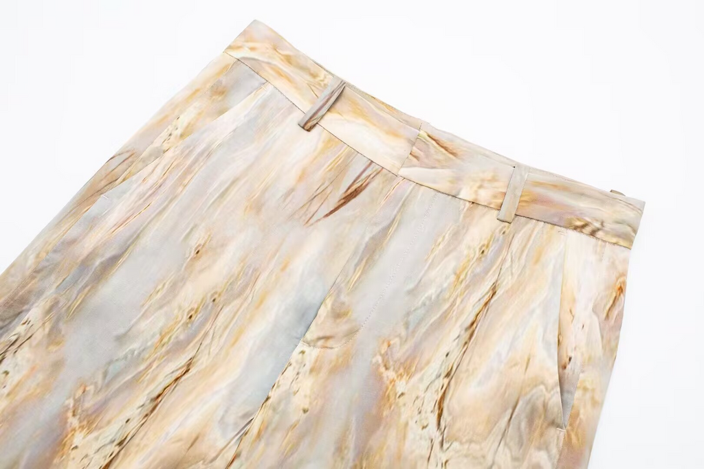 Women's Slimming Tie Dyed Straight Pants