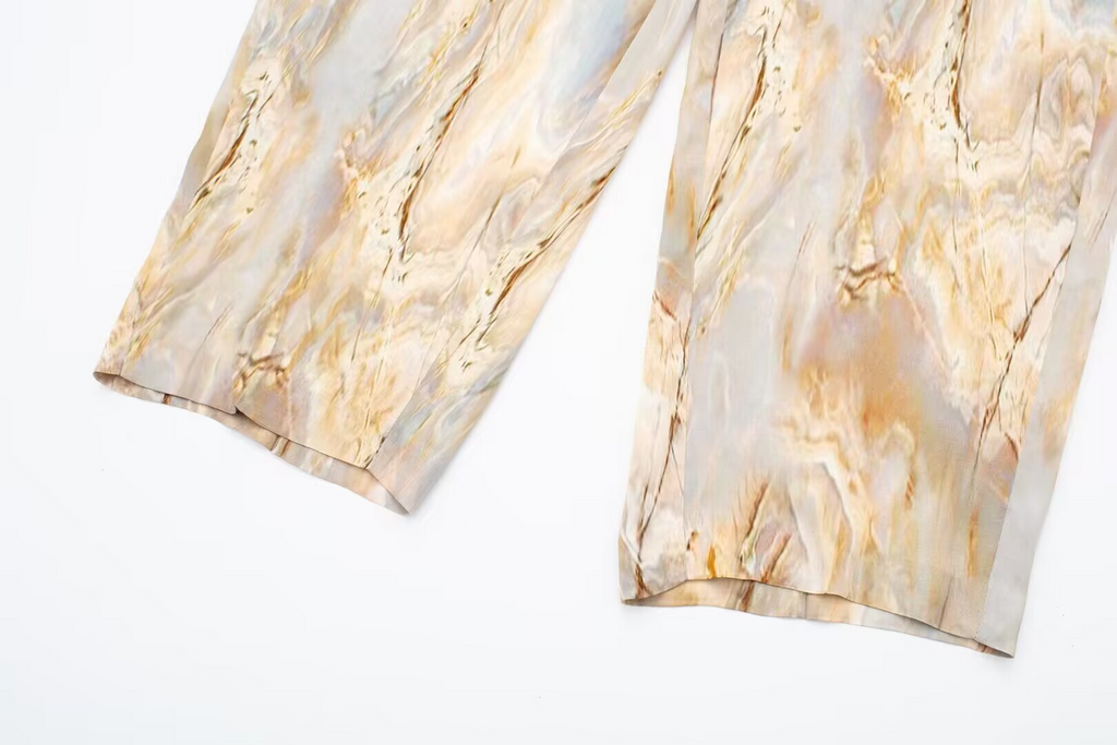 Women's Slimming Tie Dyed Straight Pants