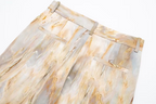 Women's Slimming Tie Dyed Straight Pants