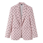 Women Clothing Summer Minimalist Quality Elegant Polka Dot