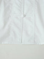 Summer Women Bends Hitches Ornament Poplin Shirt