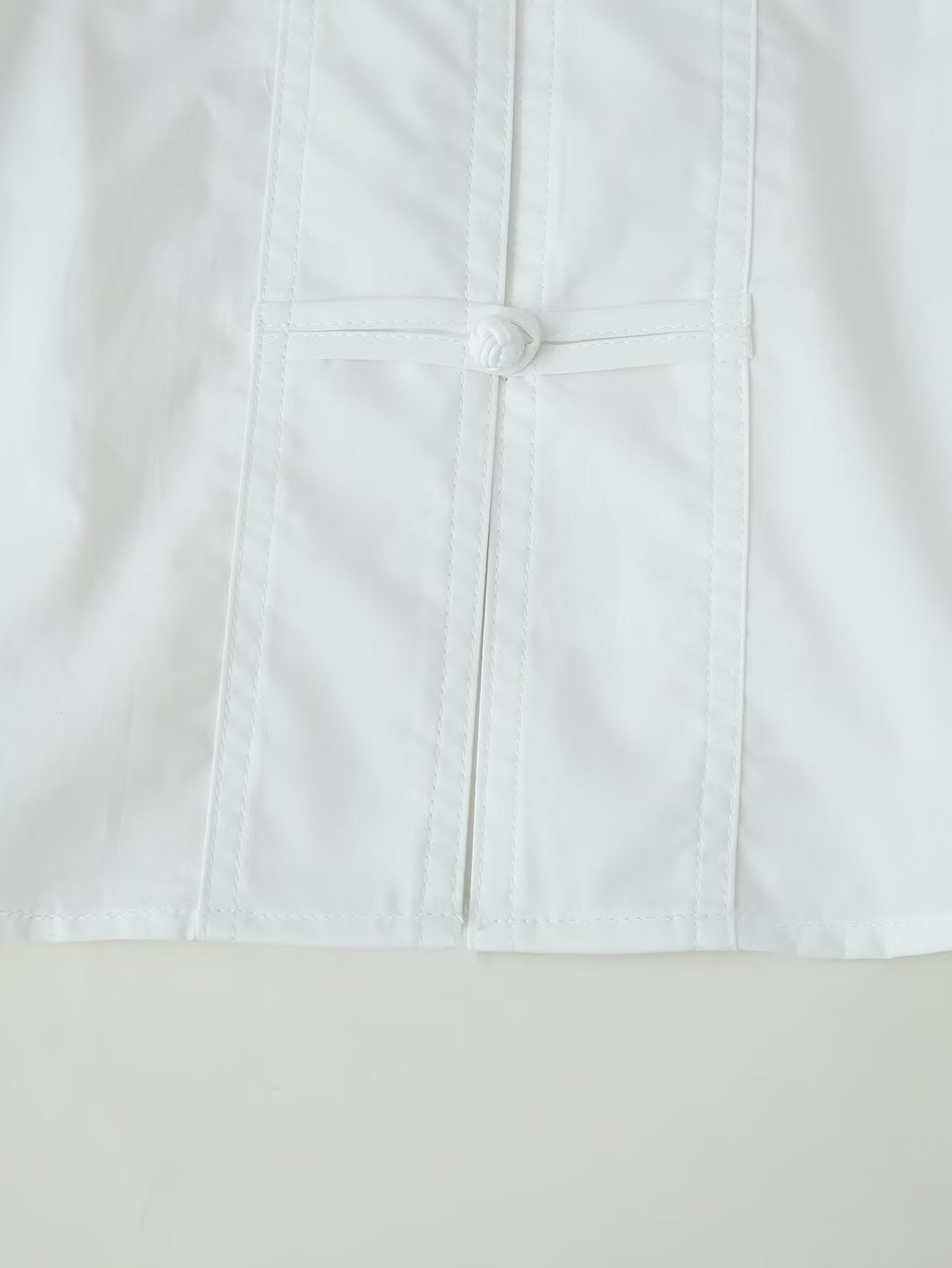 Summer Women Bends Hitches Ornament Poplin Shirt