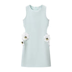 Women's Floral Sequin Dress