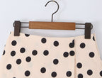 Casual Laid Back Polka Dot Skirt Women Summer Anti Exposure