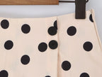 Casual Laid Back Polka Dot Skirt Women Summer Anti Exposure