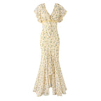 Lemon-yellow dress